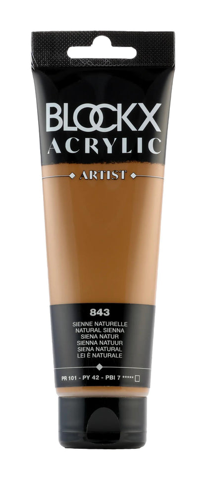 Fine acrylic tube paint 120ml - Natural Siena 843