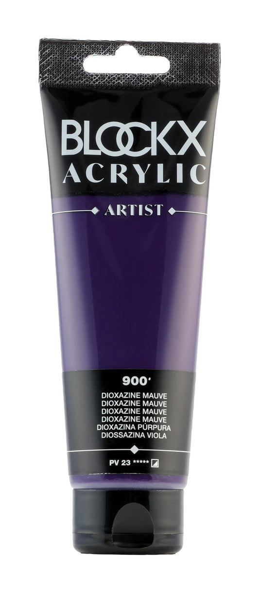 Fine acrylic paint tube 120ml - Dioxazine purple 900 (Pack x3)