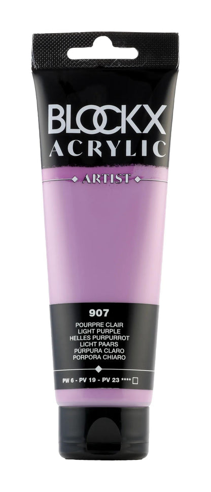 Tubo di vernice acrilico fine 120ml - viola chiaro (confezione da 3)