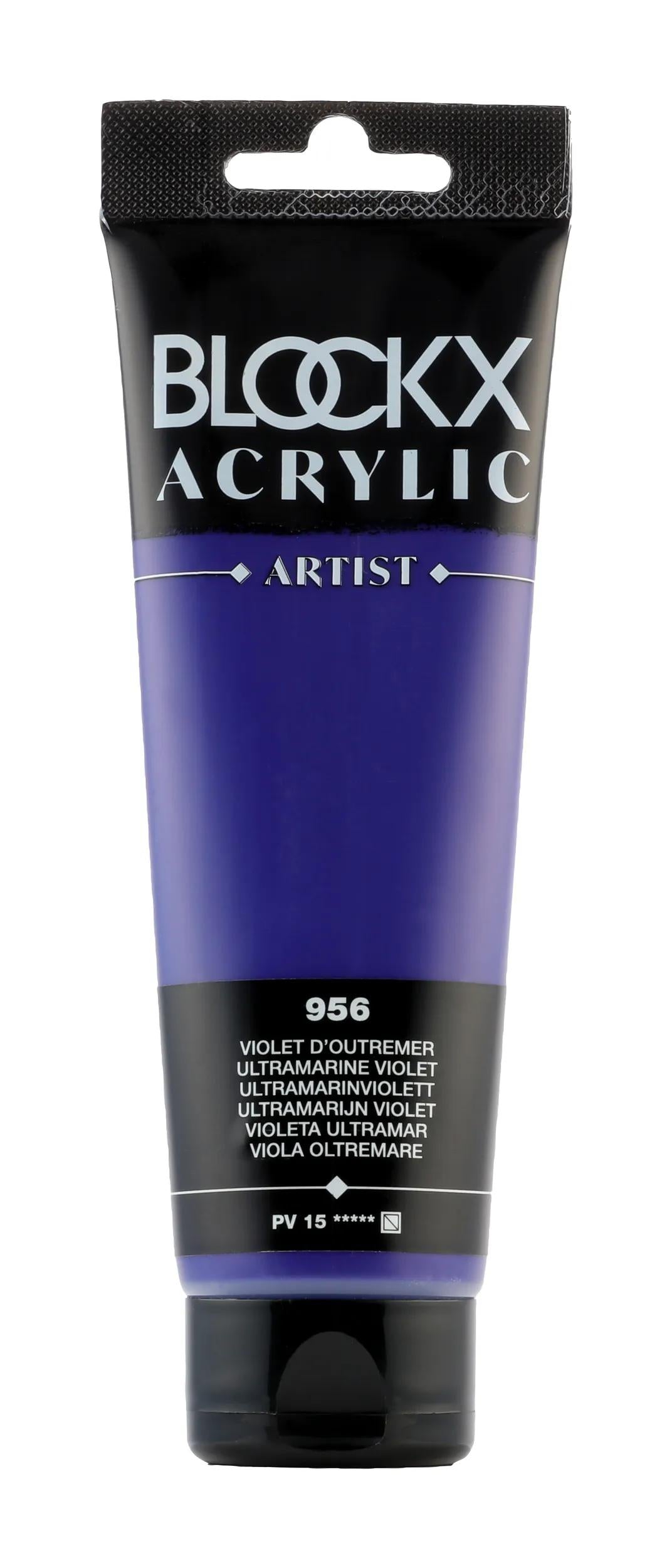 Fine acrylic paint tube 120ml - Overseas Violet 956 (Pack x3)