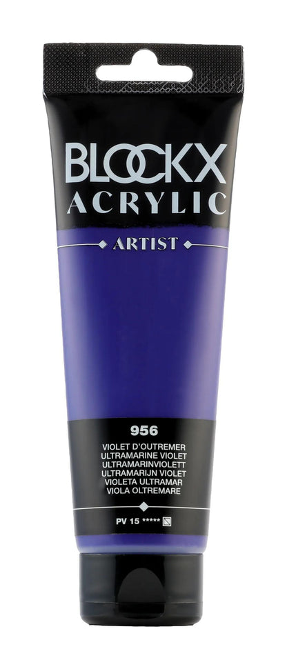 Fine acrylic paint tube 120ml - Overseas Violet 956