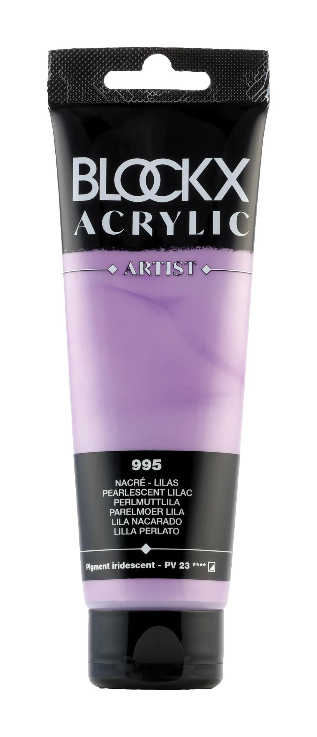 Fine acrylic paint tube 120ml - Lilas pearl 995 (Pack x3)