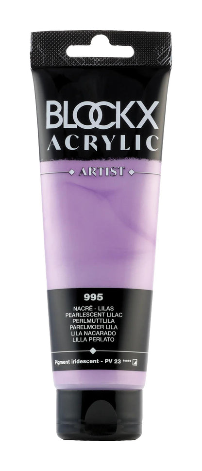 Tubo di vernice acrilico fine 120ml - Perla Lilas (confezione da 3)