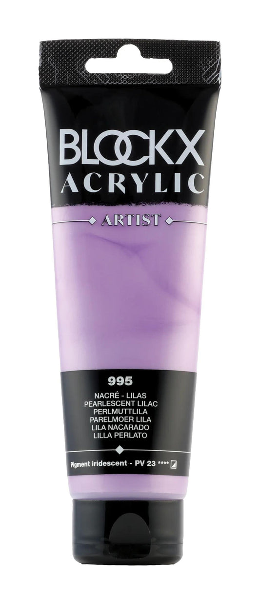Fine acrylic paint tube 120ml - Lilas pearl 995 (Pack x3)