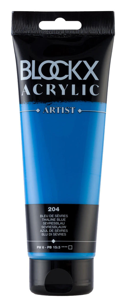Fine acrylic paint tube 250ml - Blue Sèvres 204 (Pack x3)