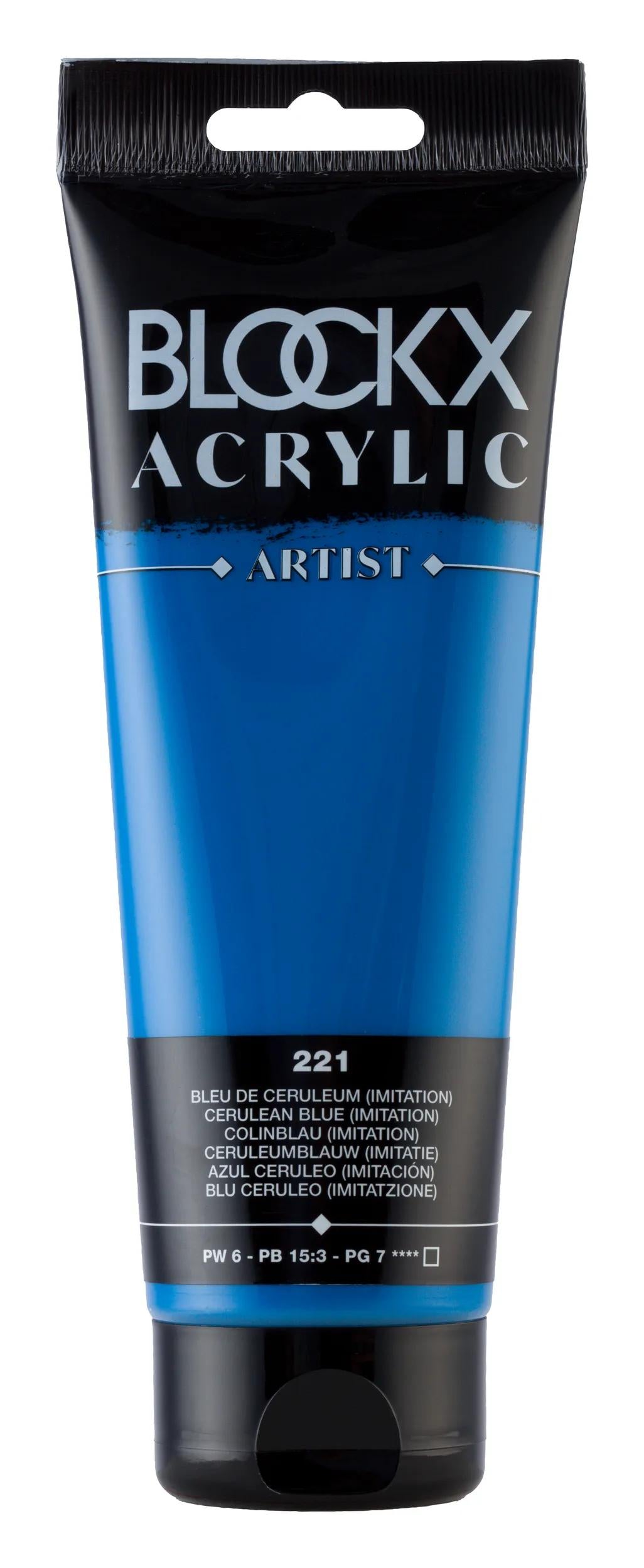 Fine acrylic paint tube 250ml - Blue ceruleum (imitation) (Lot x3)