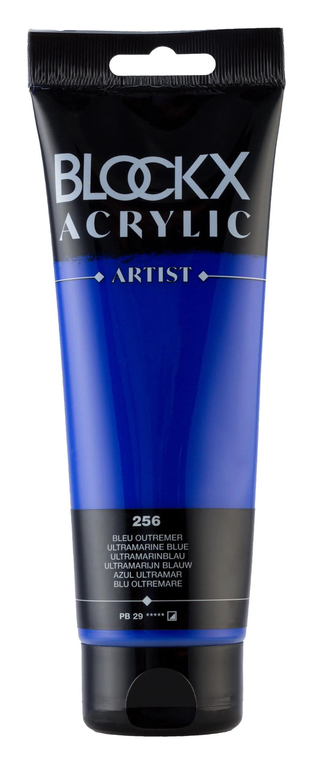 Fine acrylic paint tube 250ml - Blue overseas 256 (Pack x3)