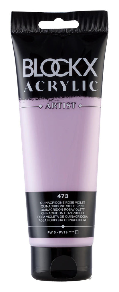 Fine acrylic paint tube 250ml - Quinacridone pink purple (lot de 3)