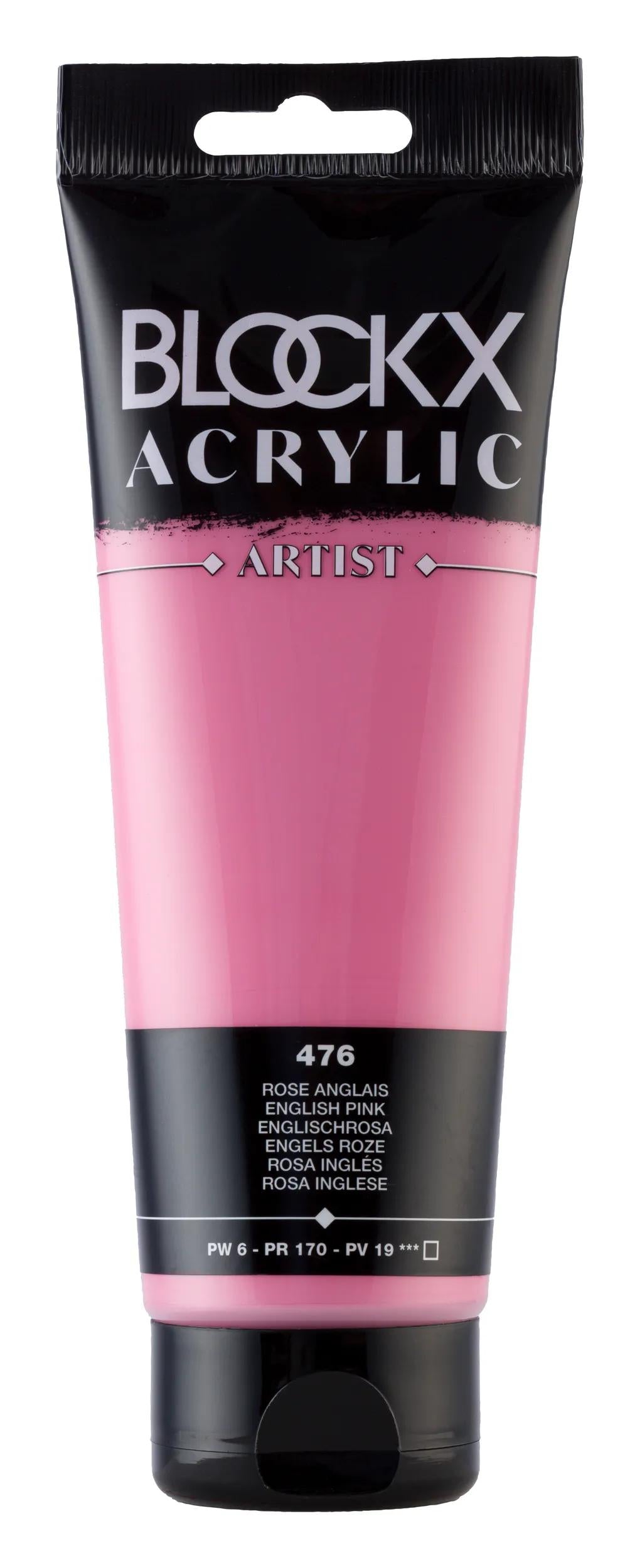 Fine acrylic paint tube 250ml - English Rose 476 (Pack x3)