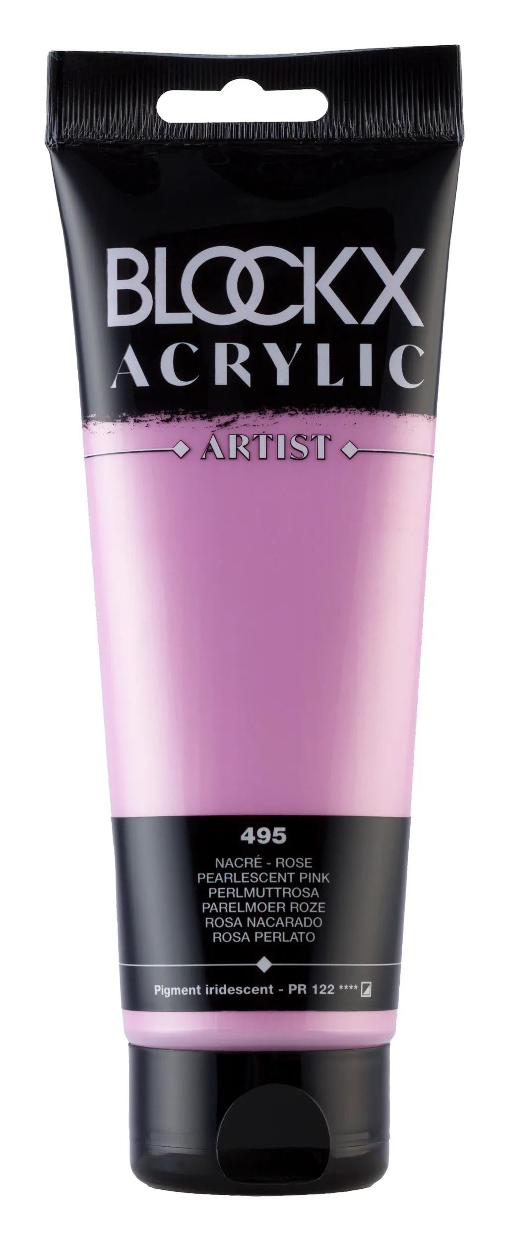 Fine acrylic paint tube 250ml - Pink pearl (Lot x3)