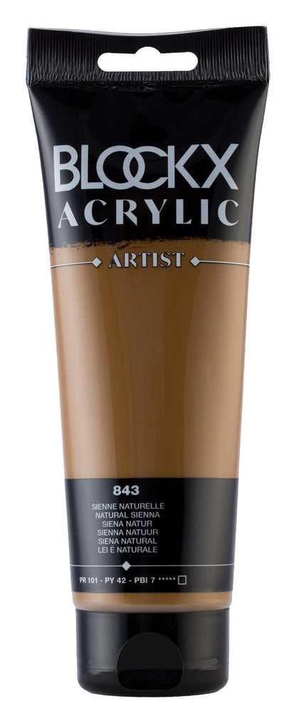 Fine acrylic paint tube 250ml - Natural Siena (lot de 3)