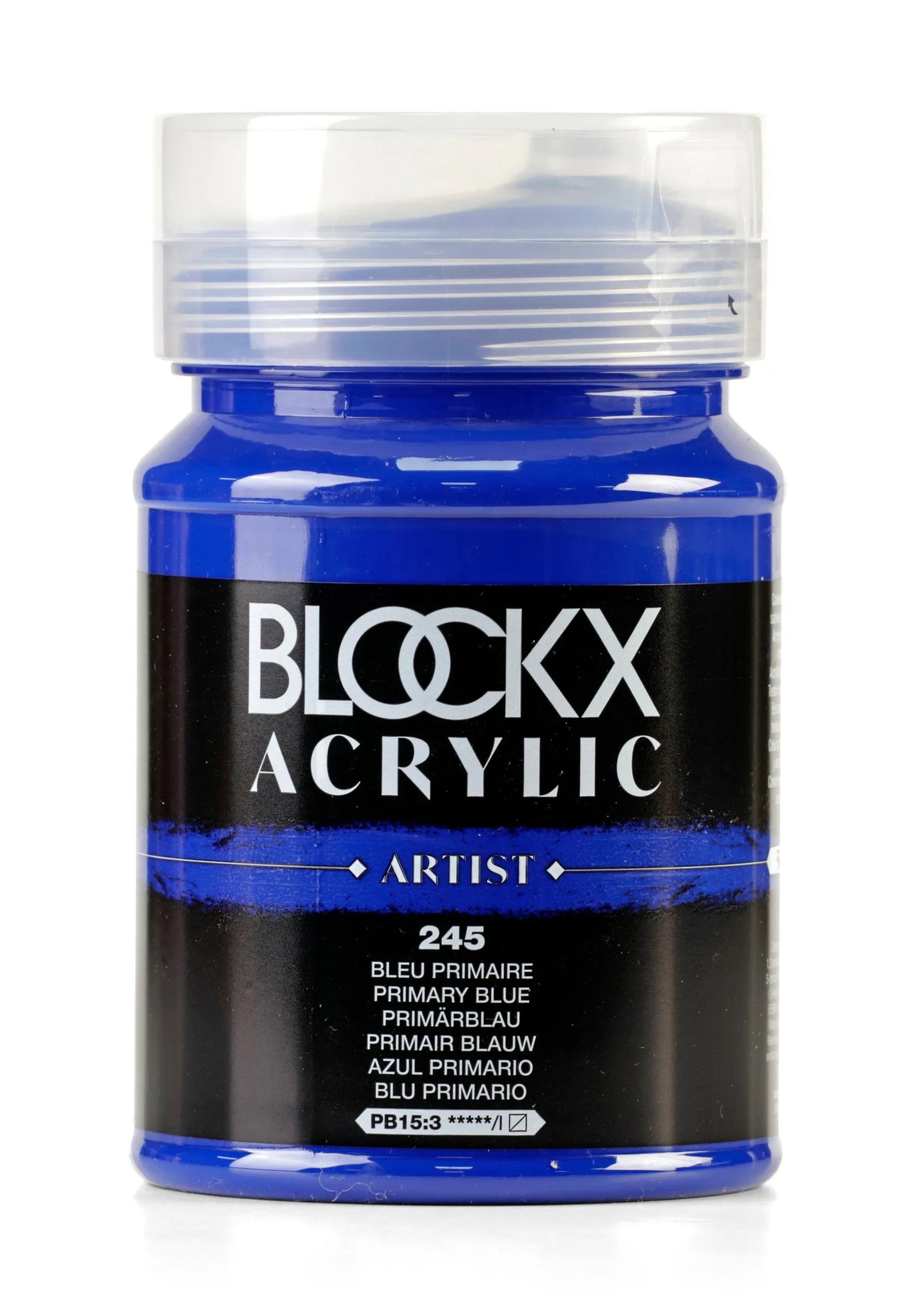 Fine acrylic pot paint 500ml - Primary Blue 245