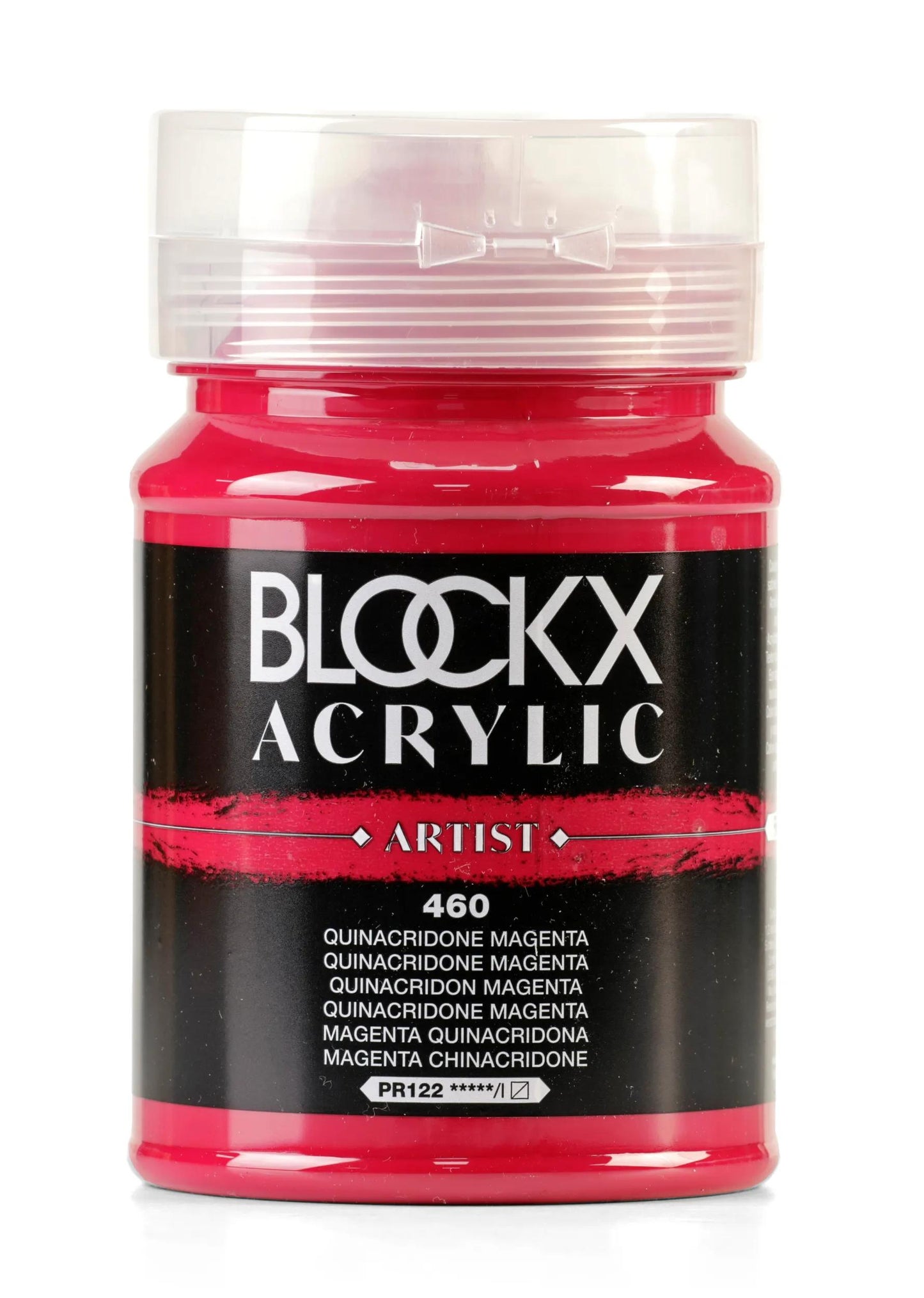 Fine acrylic pot paint 500ml - Quinacridone magenta 460