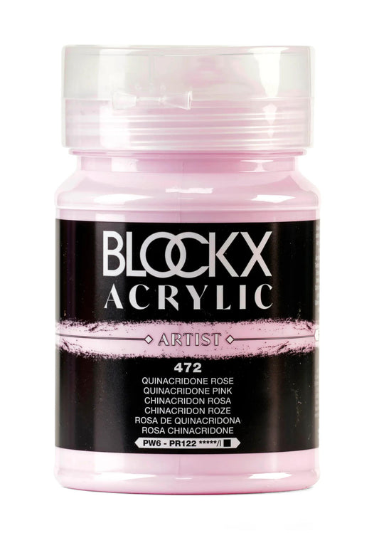 Fine acrylic pot paint 500ml - Pink Quinacridone 472