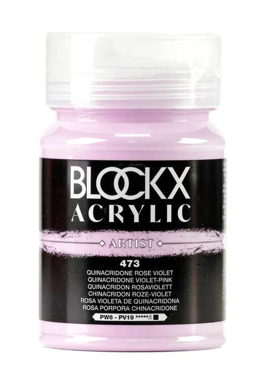 Fine acrylic pot paint 500ml - Quinacridone pink purple 473