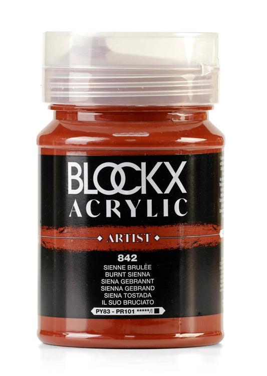 Fine acrylic pot paint 500ml - Burning Siena 842