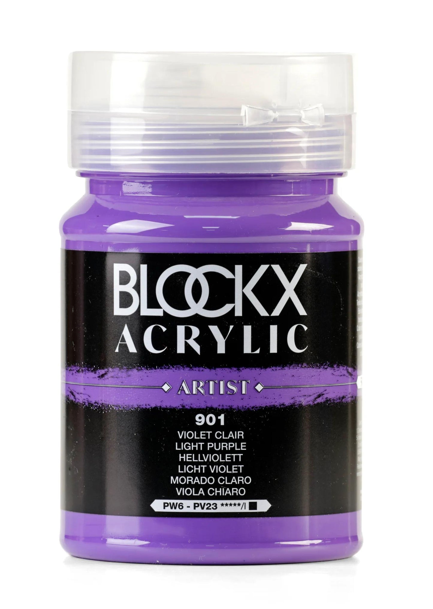 Fine acrylic pot paint 500ml - Light purple