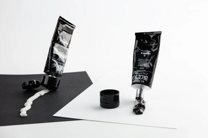 Extra fine acrylic paint tube 75ml - Black March - New (lot de 3)