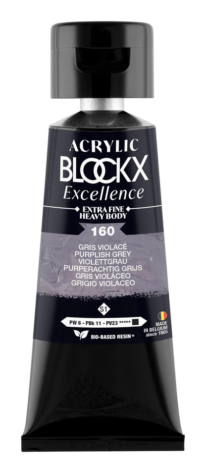 Extra-fine acrylic paint fine tube 75ml - Violace grey - New (lot de 3)