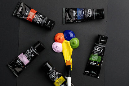 Extra fine acrylic paint tube 75ml - Primary Blue - New (lot de 3)