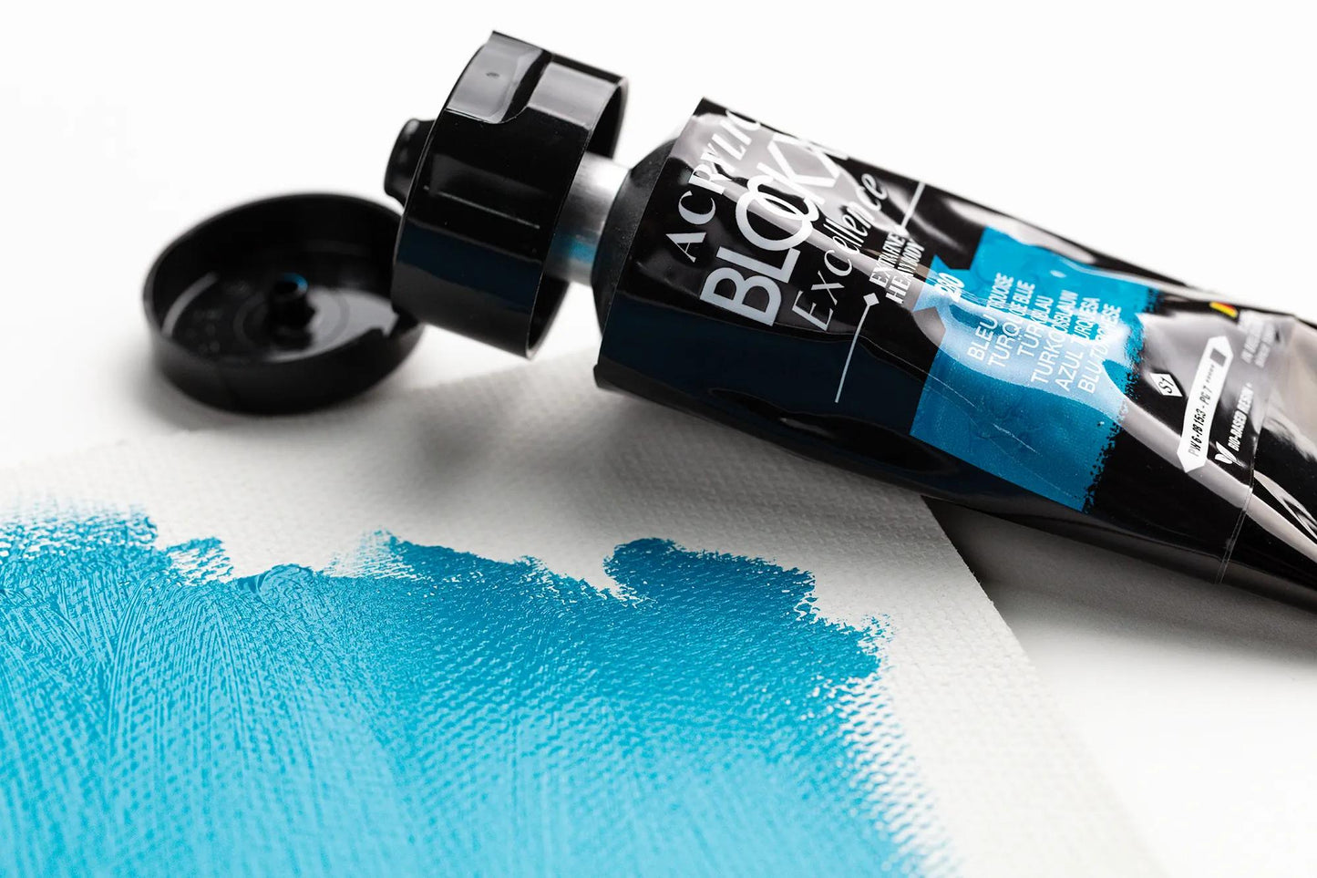 Extra fine acrylic paint tube 75ml - Turquoise blue - New 280 (Pack x3)