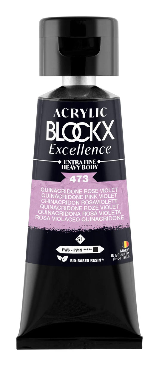 Extra-fine acrylic paint fine tube 75ml - Quinacridone pink purple - New 473 (Pack x3)