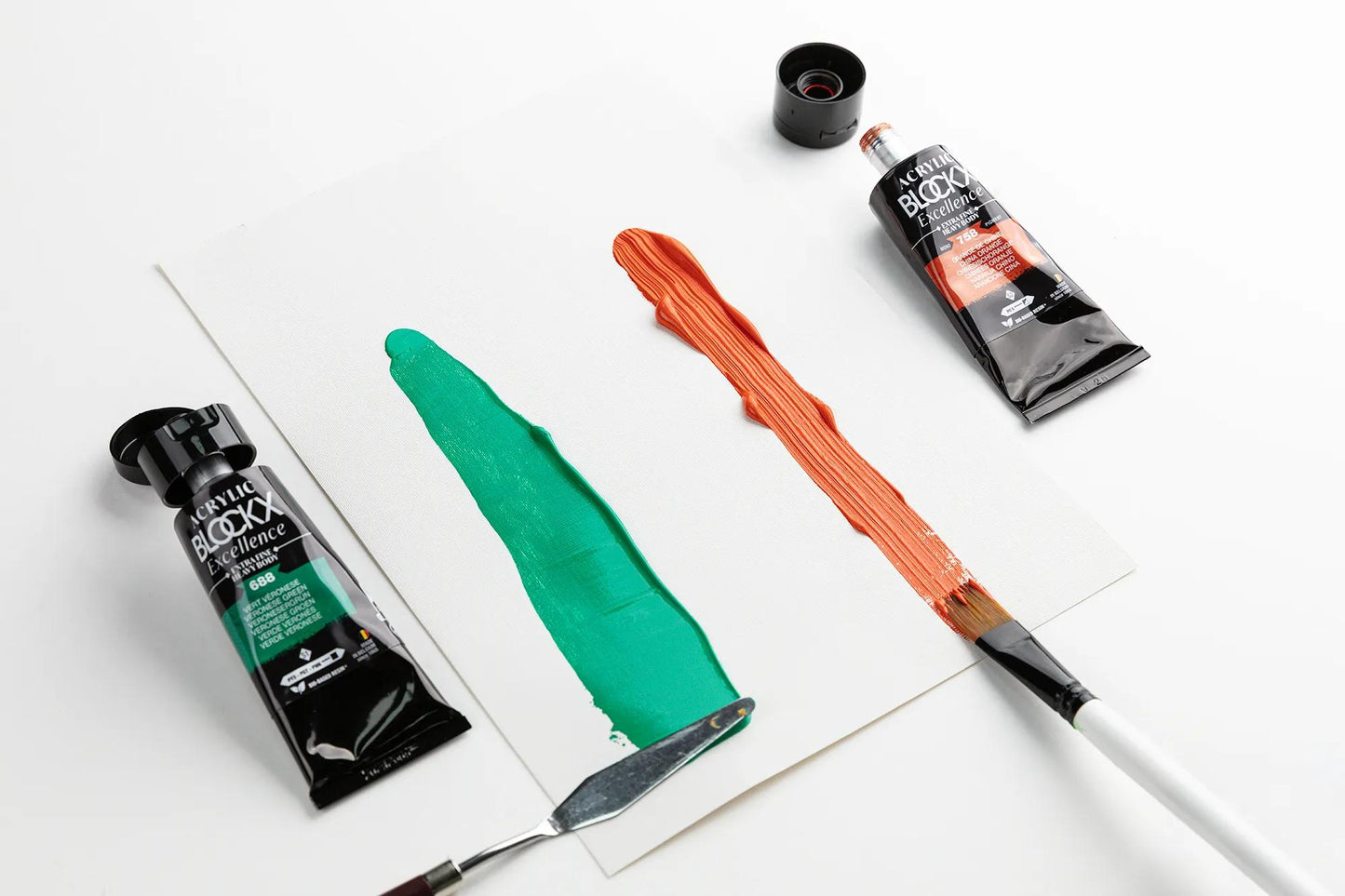 Extra fine acrylic paint tube 75ml - Veronese Green - New 688 (Pack x3)