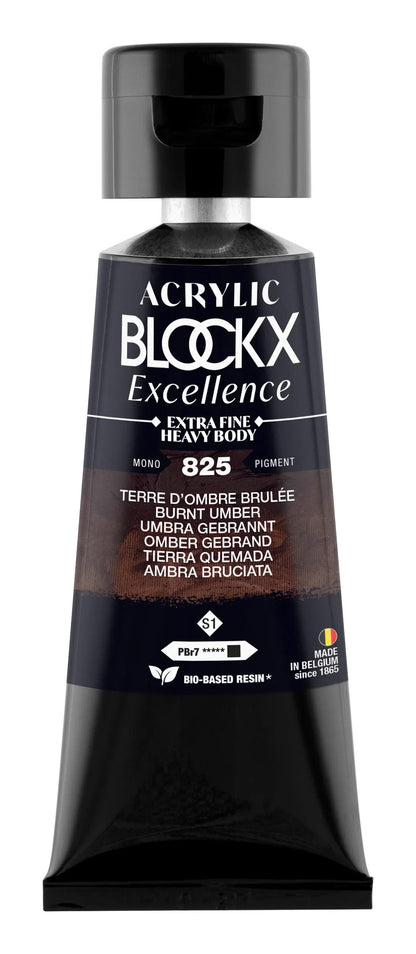 Extra-fine acrylic paint fine tube 75ml - Brule Shadow Earth - New (lot de 3)