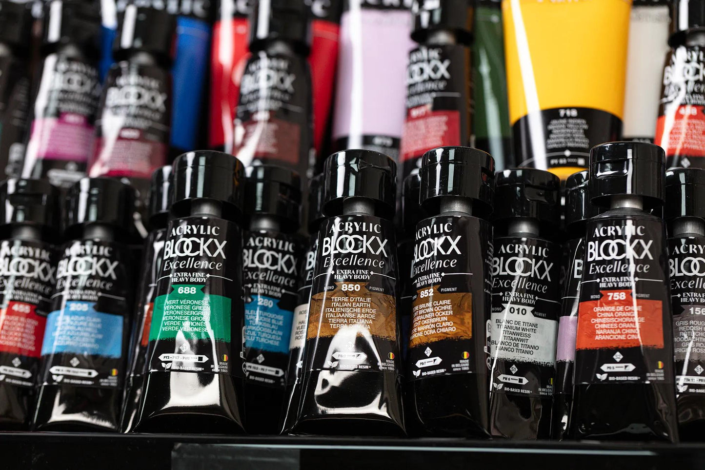 Extra fine acrylic paint tube 75ml - Earth Italy - New 850 (Pack x3)