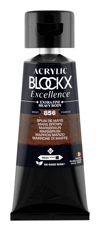 Extra fine acrylic paint tube 75ml - Brown from March - New (lot de 3)