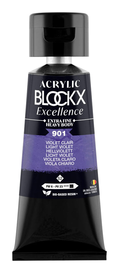 Extra fine acrylic paint tube 75ml - Light purple - New (lot de 3)