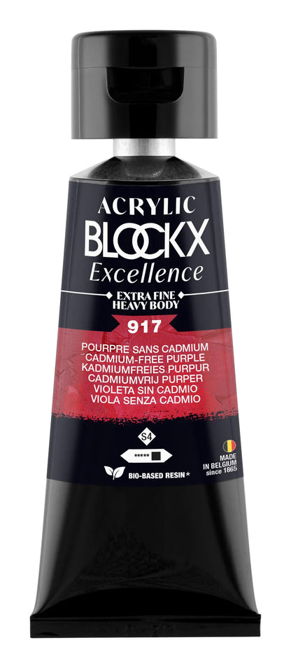 Extra fine acrylic paint tube 75ml - Cadmium-free purple - New (lot de 3)