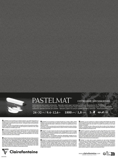 Pastelmat laminato 5 fogli 24x32cm - Antracite