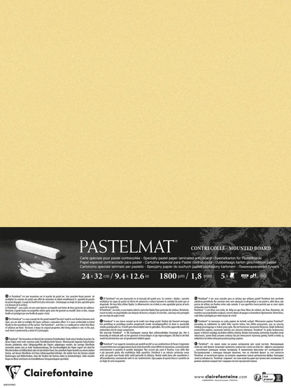 Pastelmat laminato 5 fogli 24x32cm - Pulsante d'oro