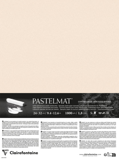 Pastelmat laminated 5 sheets 24x32cm - Beige