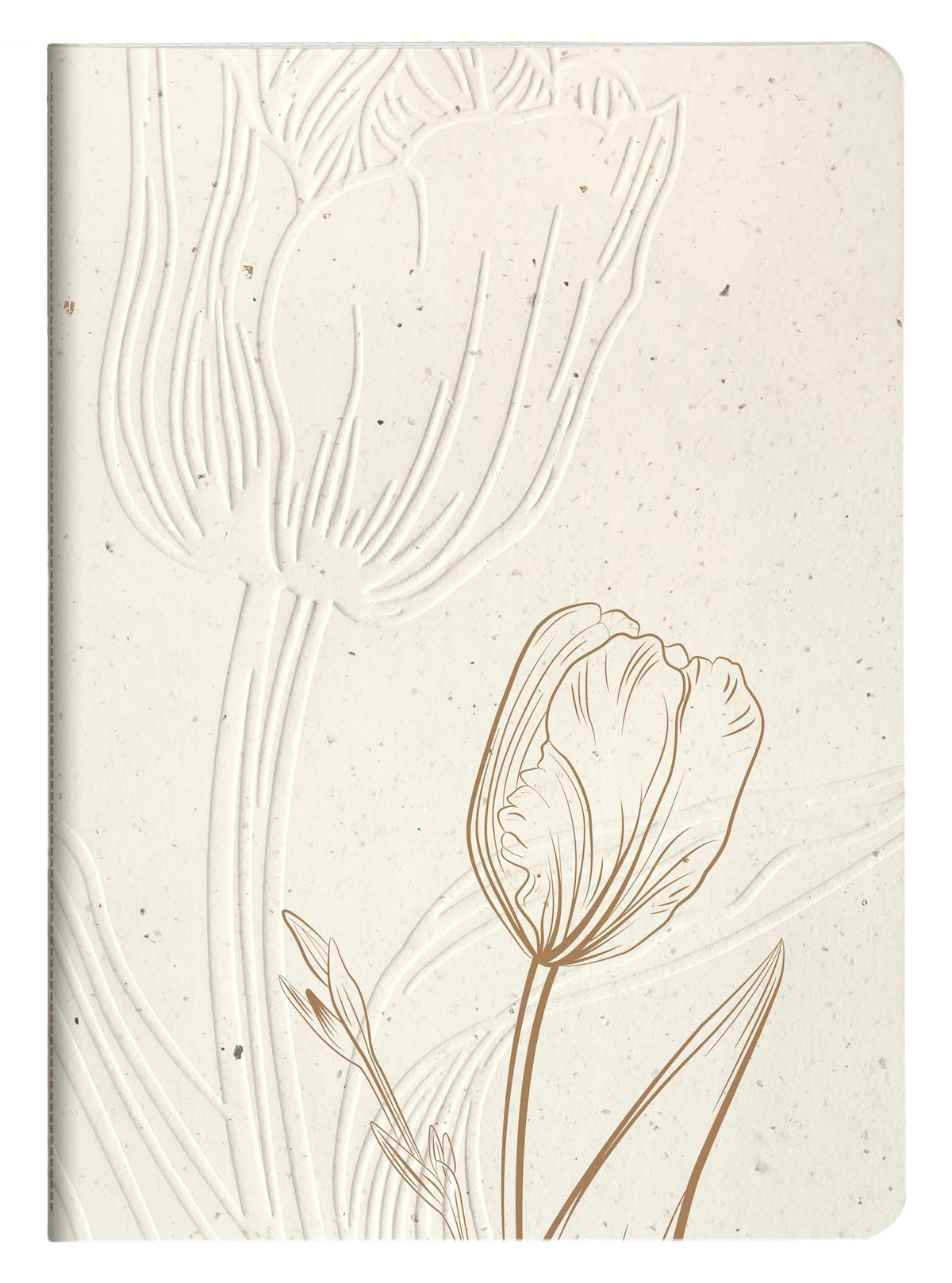 Tulpenpapier, Sewn Notebook A5 Faden 14,8x1 cm, 64 Seiten, Punkte (9er-Pack)