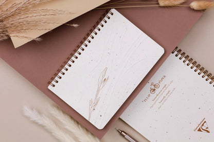 Tulip paper, Complete binder book 11x17 cm, 100 pages, dots