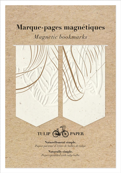 Tulpenpapier, Set von 2 magnetischen Lesezeichen 10,5x15,5cm (10er-Pack)