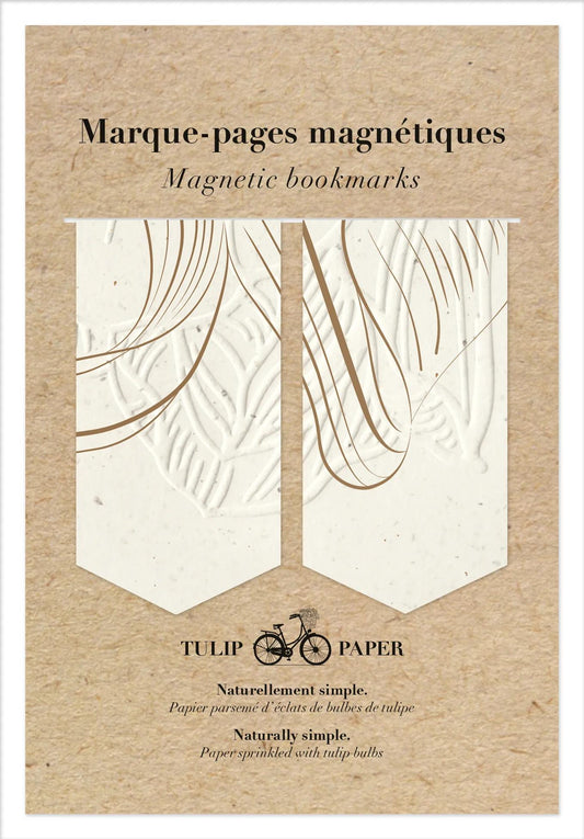 Tulip paper, Set of 2 magnetic bookmarks 10,5x15,5cm (Pack x10)