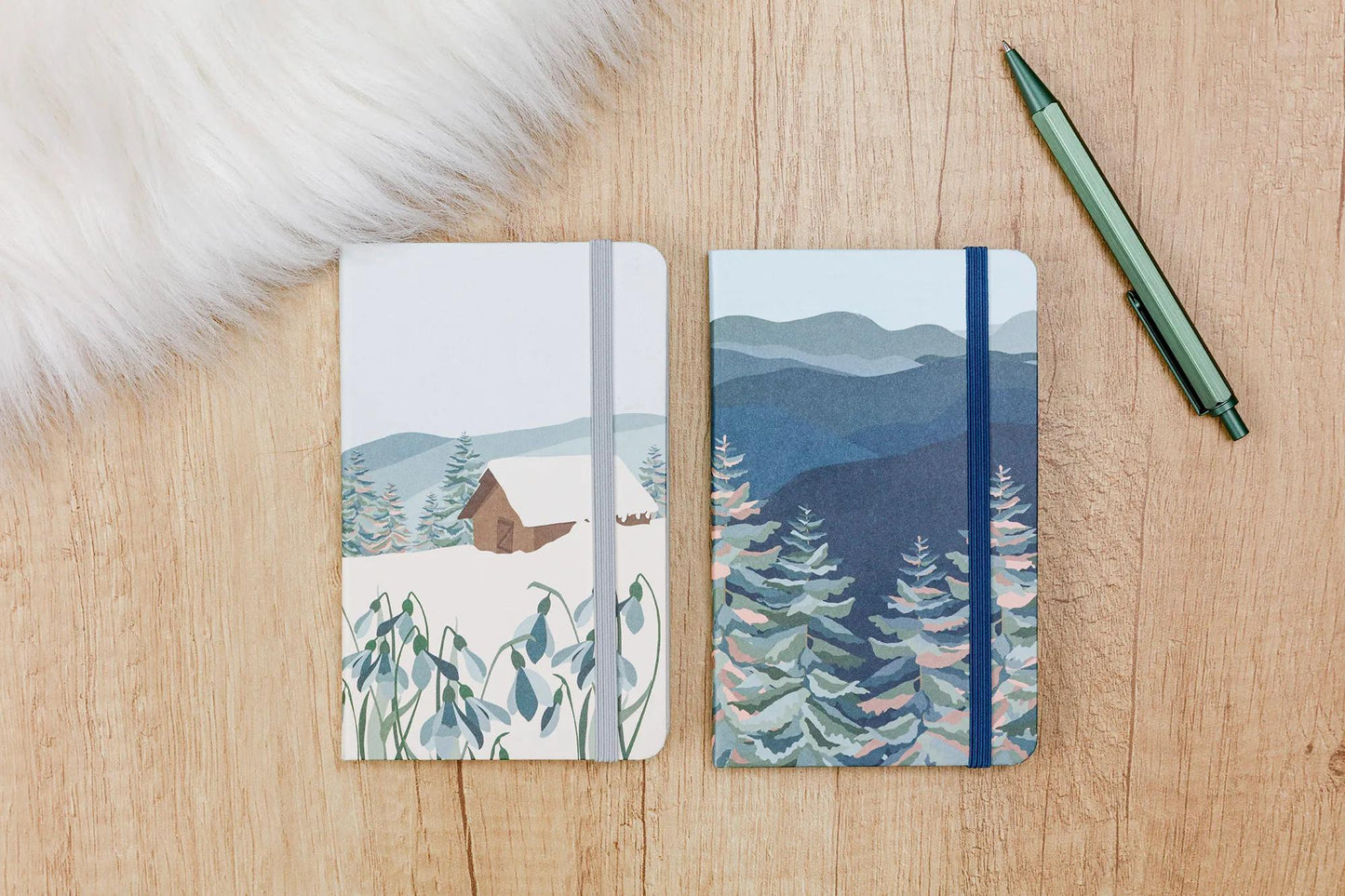 La Vie en Vosges, La Vie en Vosges, Carnet remarquée rigide A6 10,5x14,8 cm, 96 pages, plain, elastic closure, ass. (Pack x4)