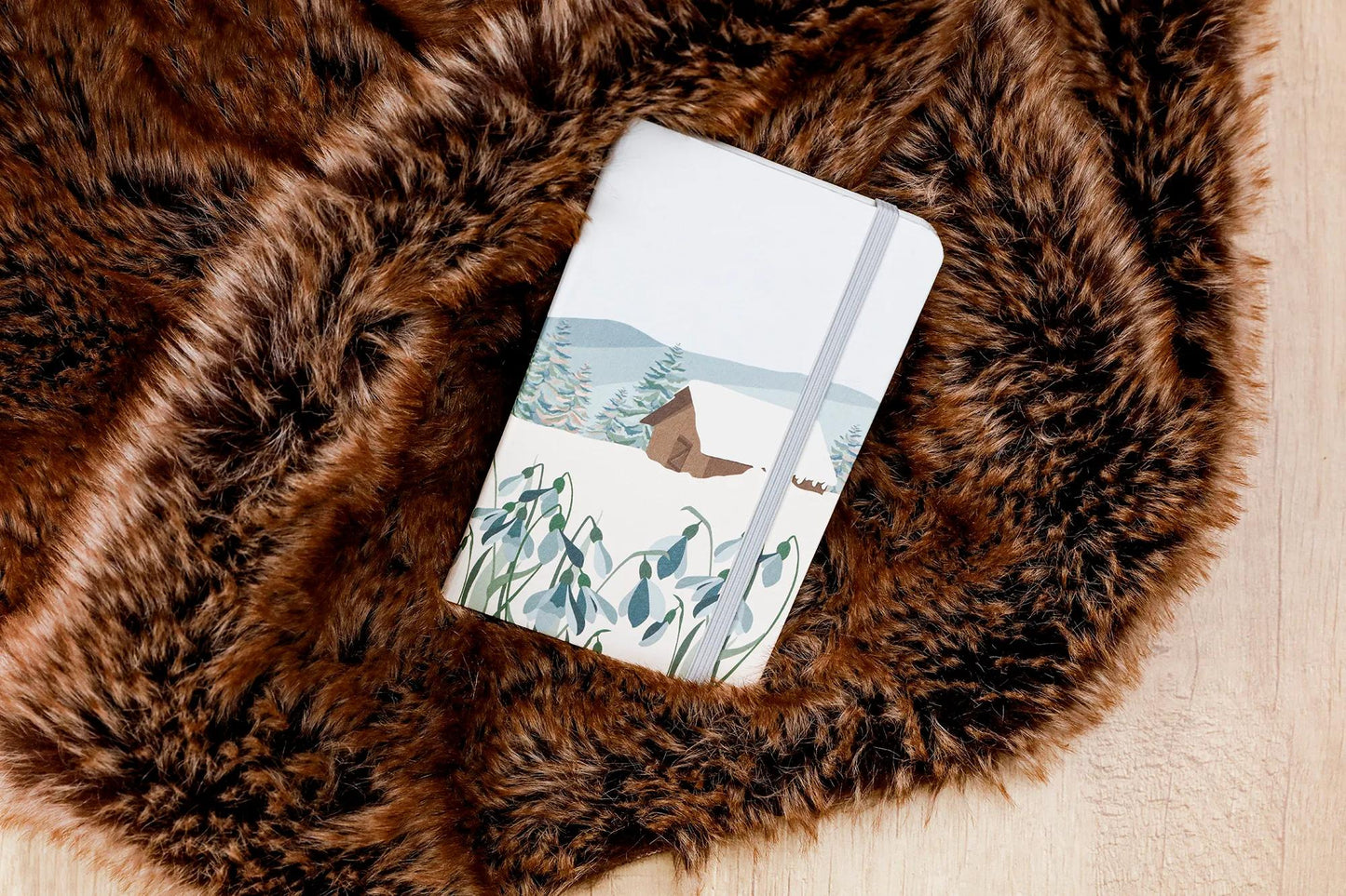 La Vie en Vosges, La Vie en Vosges, Carnet remarquée rigide A6 10,5x14,8 cm, 96 pages, plain, elastic closure, ass. (Pack x4)
