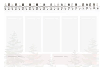 La Vie en Vosges, Bloc planner testa legante integrale 22x14 cm 53 fogli stampati (confezione da 5)