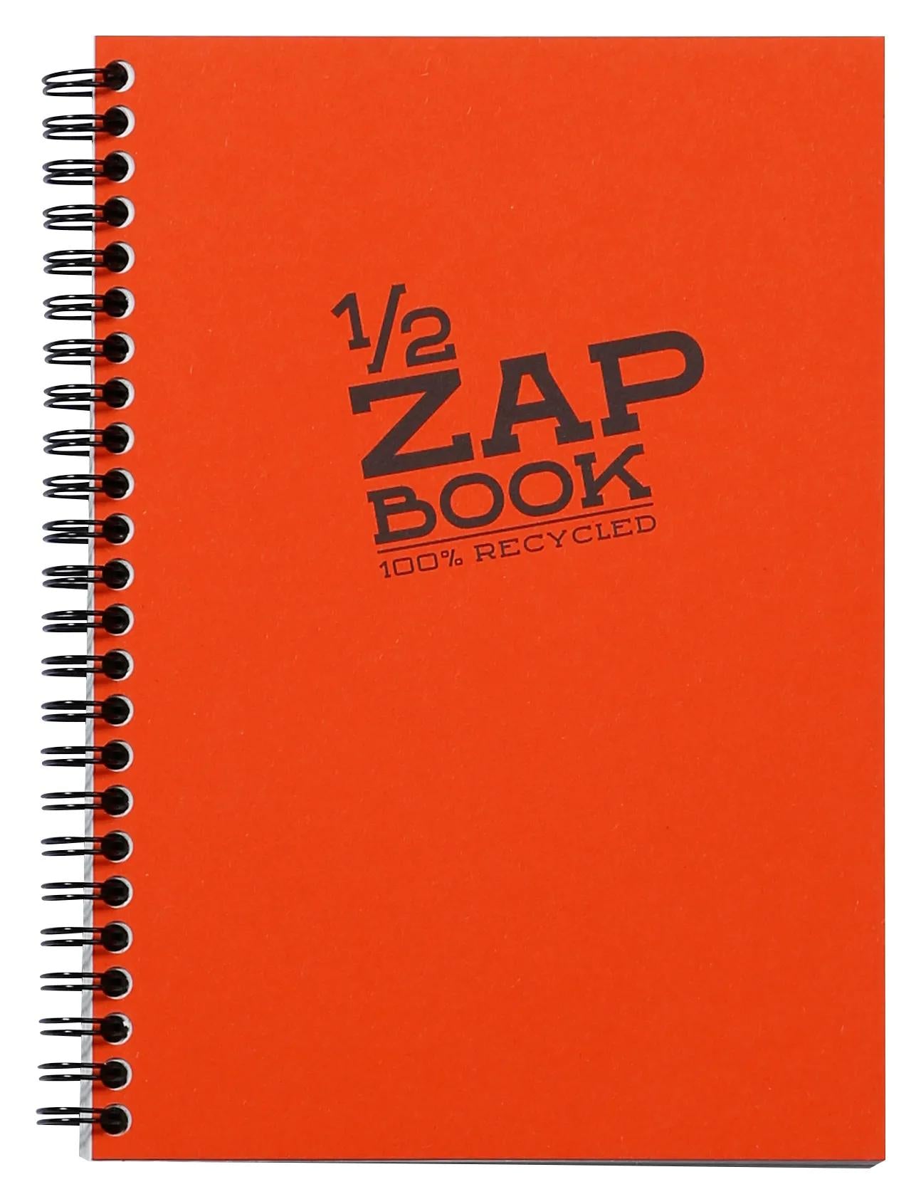 1/2 Zap Book Spiral Book 80F A5 80g - Random (Pack x5)