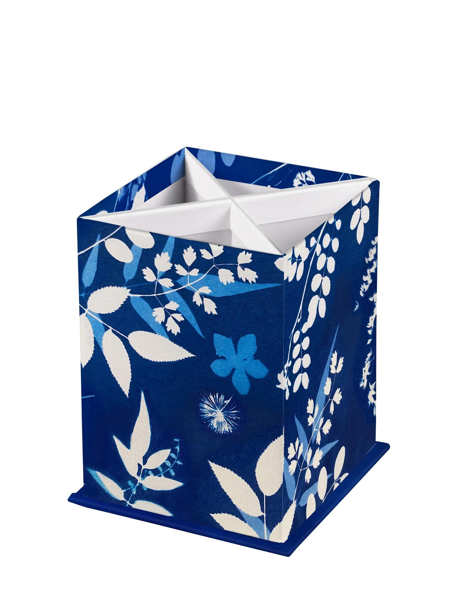 Cyanotype, Square pencil jar 8,5x8,5x11 cm (Pack x4)