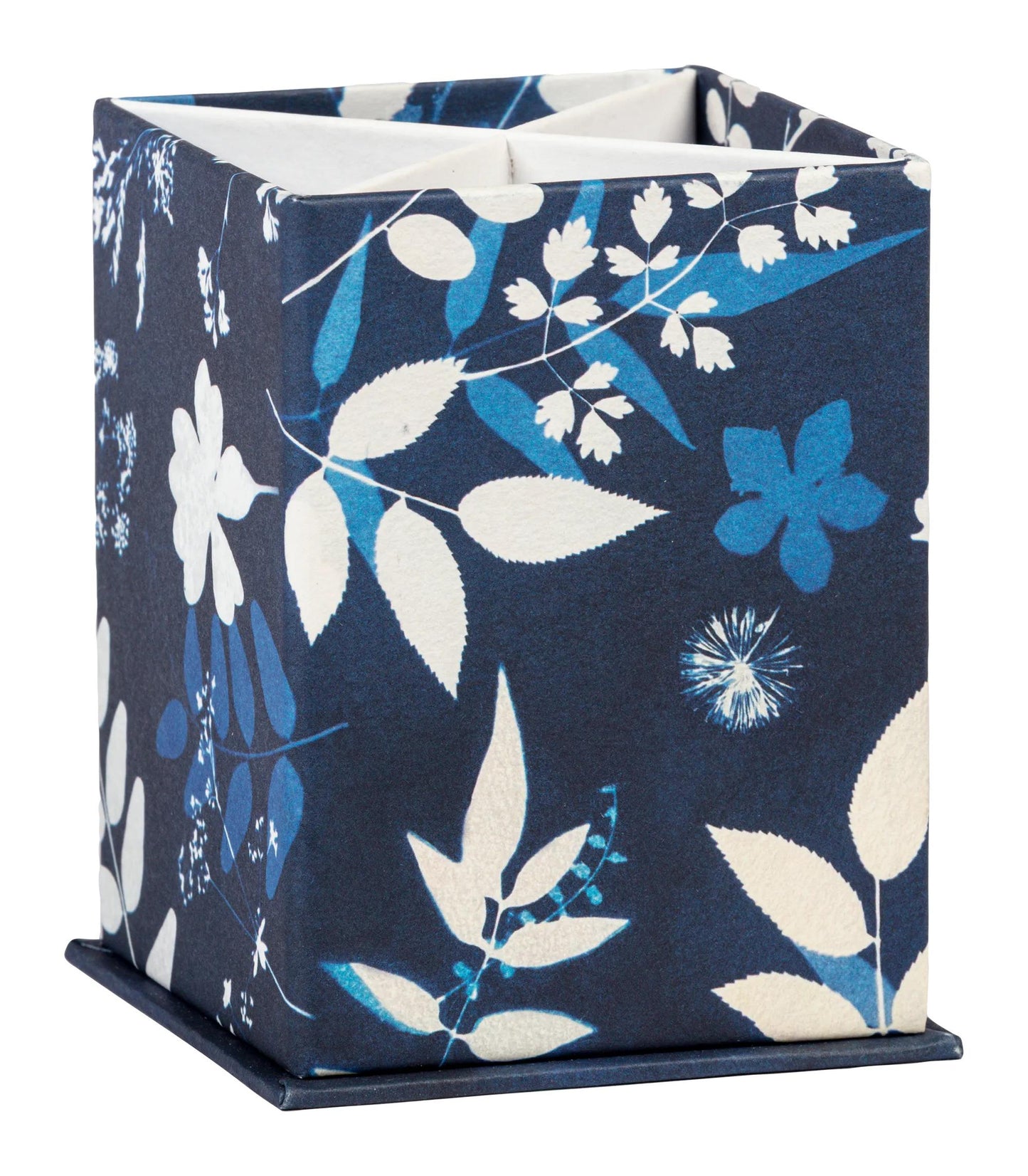 Cyanotype, Square pencil jar 8,5x8,5x11 cm (Pack x4)
