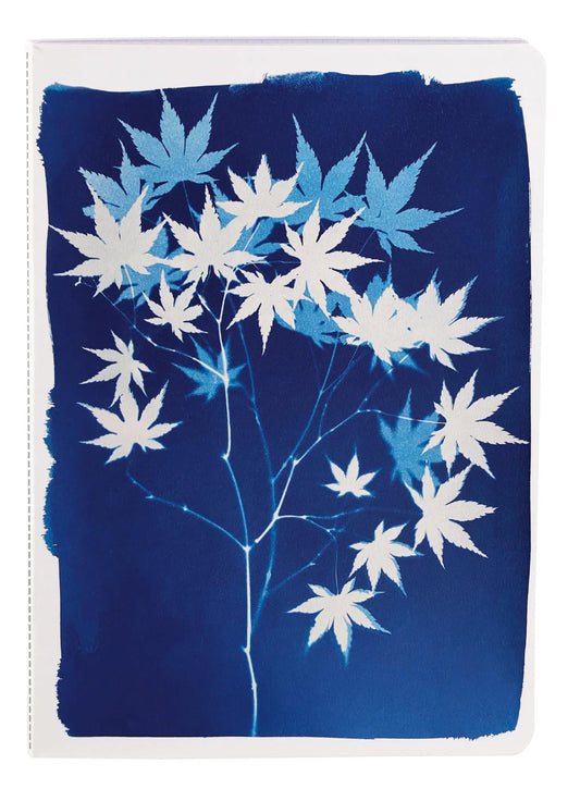 Cyanotype, Sewn Book A5 wire 14,8x21 cm, 64 pages, lineed, ass. (Pack x9)
