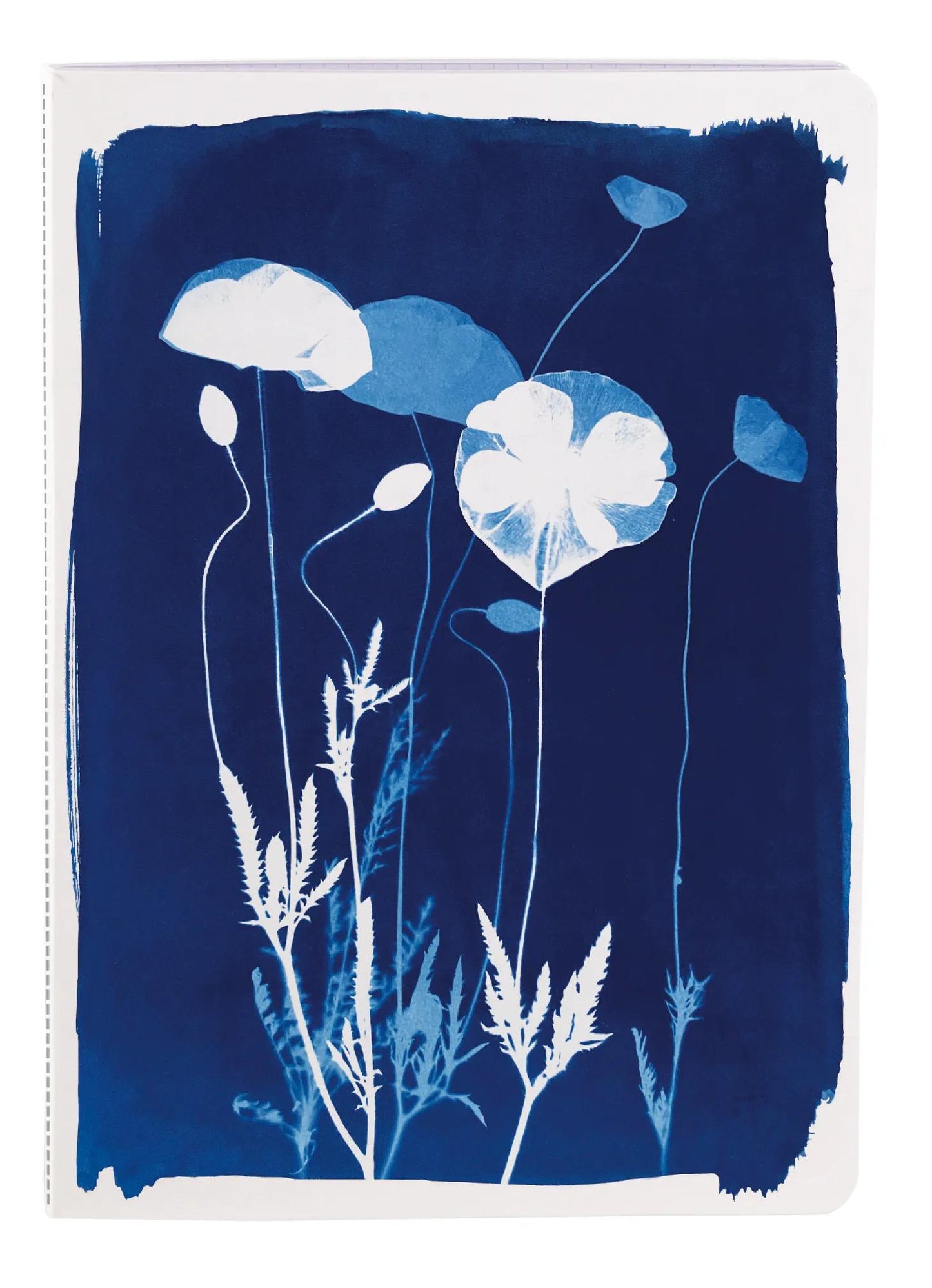Cyanotype, Sewn Book A5 wire 14,8x21 cm, 64 pages, lineed, ass. (Pack x9)