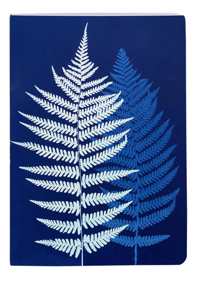 Cyanotyp, Sewn Buch A6 Draht 10.5x14.8 cm, 64 Seiten, Linie, Arsch. (8er-Pack)