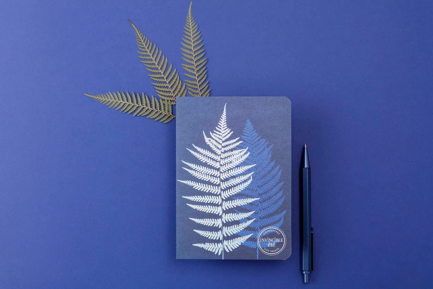 Cyanotype, Carnet cousu fil A6 10,5x14,8 cm, 64 pages, ligné, ass. (Lot x8)