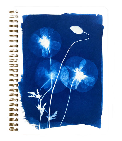 Cyanotype, A5 complete binder 14.8x21cm, 148 pages, lined, ass.